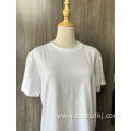 Pure cotton men's solid color round neck t-shirt